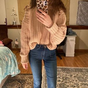 Oversized crop turtleneck small h&m